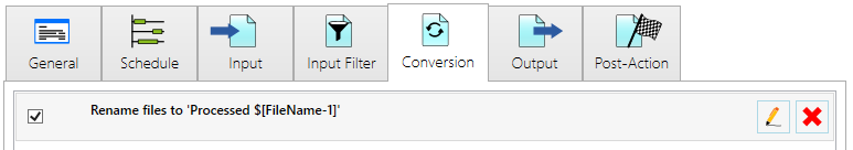 input conversion result