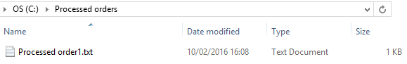 processed file