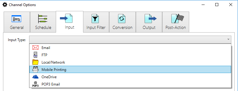 Mobile printing periodic scheduling interval
